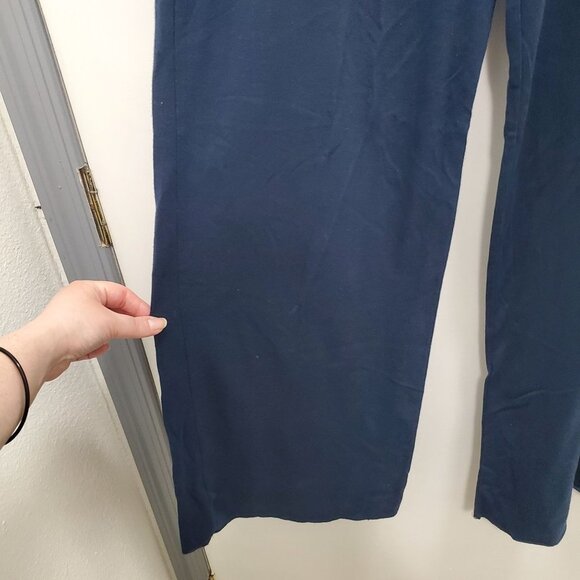 Guess Women's Navy Smocked Waist Wide Leg Boho‎ Hippie Festival Lounge Pants M - Picture 3 of 5